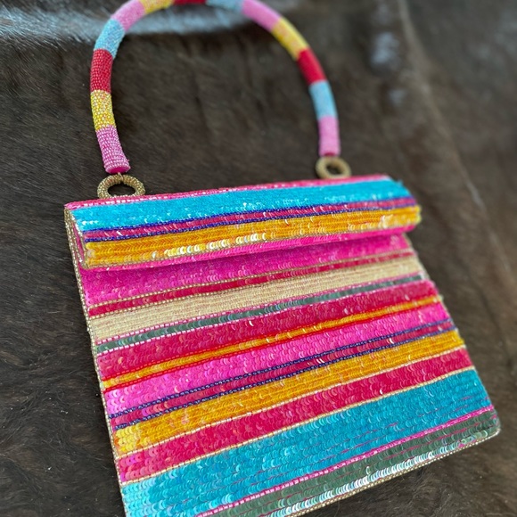 Absolutely stunning one of a kind Nina Gill vintage purse - Picture 11 of 15